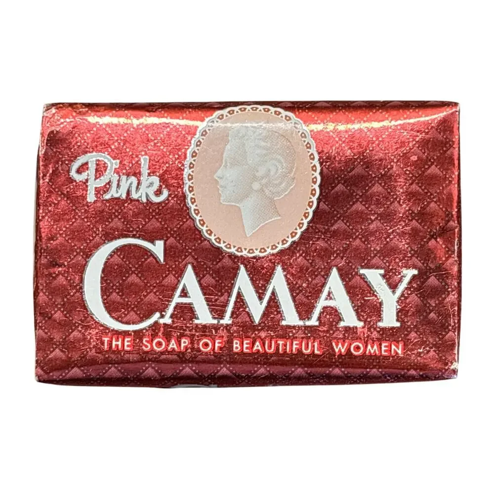 Vintage Pink Camay Bar Soap Of Beautiful Woman Collectible RARE